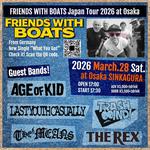 FRIENDS WITH BOATS Japan Tour 2026 Osaka