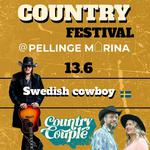 Swedish Cowboy & Country Couple - Country Festival at Pellinge Marina
