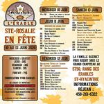 Domaine de l'Érable - Ste-Rosalie en fête  2026