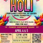 HOLI - Portland's Festival of Colors at Pioneer Courthouse Square