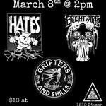 Joel's Belated Birthday Bash w/ The Hates, Grifters & Shills and Brightwire