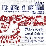 Ebirah, Local Goblin, Rhynos & The Deprecates