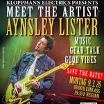 Meet The Artist at Kloppmann Electrics