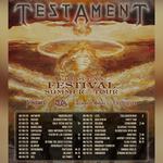 TESTAMENT European Summer Festival Tour 