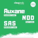 Concert cinqtrois - Auxane + NOD + SAS