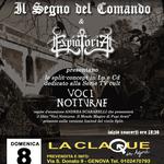 SEGNO DEL COMANDO + EXPIATORIA VOCI NOTTURNE in CONCERTO
