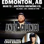 Andy Colonico with special guest Cruz Vallis