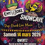 Emy No Joke Live @QWERTZ Lausanne with Showcave band