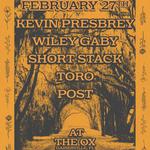 Kevin Presbrey | Wiley Gaby | Short Stack | Toro | Post live at THE OX