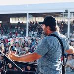 Brandt Carmichael at the Blueberry Festival on the Jefferson Stage