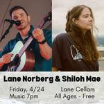 Lane Norberg and Shiloh Mae at Lane Cellars