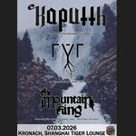 KAPUTTH // RÝR // THE MOUNTAIN KING (Doom Metal / Post Metal Konzert)