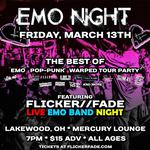 EMO NIGHT ft. Flicker//Fade Live Band Emo Night