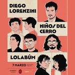 Diego Lorenzini + Niños del Cerro + Lolabúm (Ecuador) en Trotamundos, Valpo