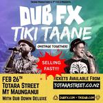 Dub FX ❌ Tiki Taane onstage together at Totara Street