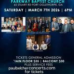 Concert at Parkway Baptist Church