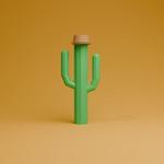 Low Poly Cactus (Trio) @ The Marine Room