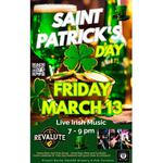 St. Patrick's Day event featuring the REVALUTE band @ Project Barley