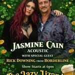 The Lazy Lizard invites you to "Get Lucky" with Jasmine Cain & Rick Downing of Borderline Band Tampa! 
