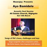 Meansjoy Presents Ayo Bamidele Acoustic Soul Session