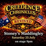 CREEDENCE CHRONICLES REVIVED - STONEY'S MADDINGLEY, VIC