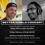 Better World Concert w/ Colby Jeffers & jeph.ilosopher (Sterling, VA)