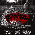 RORONOAH "Shores of Desolation" Tour - Gold Coast - RORONOAH X THE LOCAL ROMANCE, PRODUCT OF NEGLECT & GLORA