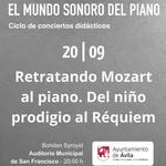 Retratando Mozart al piano. Del niño prodigio al Réquiem