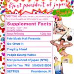 first president of japan TOUR: Providence, RI