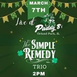 The Simple Remedy Trio at Paddy B's