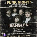 Punk Night: Bambees & Lantana