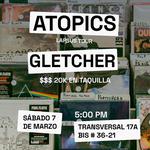 Atopics (Lapsus Tour) y Gletcher en La Roma Records