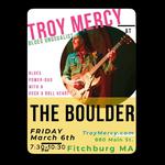 Troy Mercy, Blues Unusualist, at The Boulder FRI Dec 12