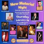 "NEW MATERIAL NIGHT" at QED Astoria