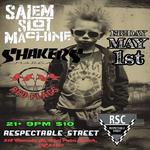 SALEM SLOT MACHINE, SHAKERS, RED FLAGS