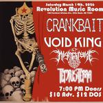 Crank bait void king at the rev room