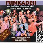 Funkadesi all-ages show at Martyrs Sat 3.7.26