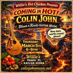 Blues & World Roots Guitar Music at Willie’s 