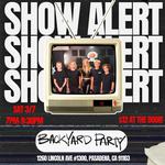 Ruby and the Thorns, Code 99 and Division Zero Live at Backyard Party