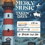 Nor'Easter 2026 Tour – Mercy Music + Taken Days + Wes Hoffman & Friends