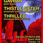 Gavran + Thistle Sifter + Thrilled