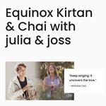 Equinox Kirtan & Chai with julia & joss