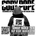 Cody Pope @ Rap Night Manchester