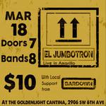 El Jumbotron at The Goldenlight Cantina