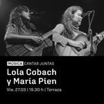 LOLA COBACH & MARÍA PIEN EN LA TERRAZA DEL RECOLETA