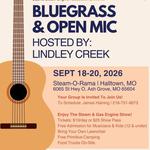 Steam-O-Rama Bluegrass and Open Mic  2026