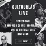 CAMPAIGN OF MISINFORMATION + STAREDOWN + WHERE SIBERIA ENDED + HIVEMIND