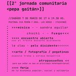 2° Jornada Comunitaria Pepa Gaitán.  2026