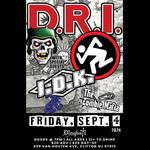 D.R.I. w/special guests I.D.K. and The Zombie Mafia