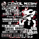 SYTHE w/ Going 2 Hell, Funeral Thirst, Thousand Mile Fall, XO, Ophiuchus